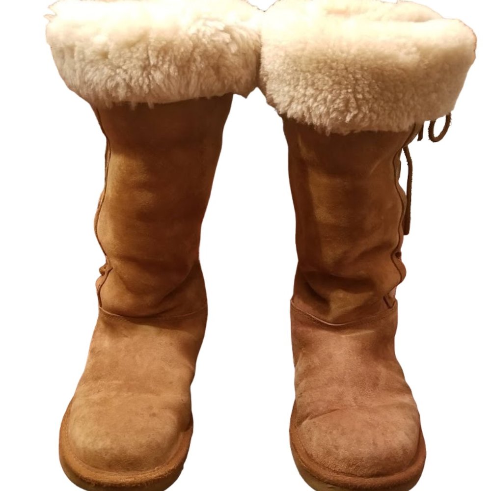 UGG Australia | Upside | #5163 | Lace Up | Tall Winter Boot | Shearling Size: 7 - Picture 3 of 16